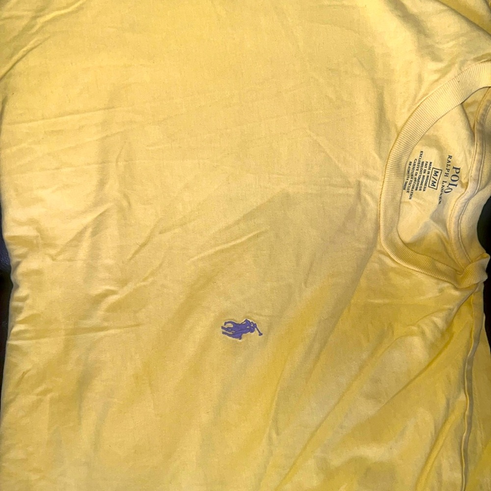 Yellow Ralph Lauren Polo T- shirt